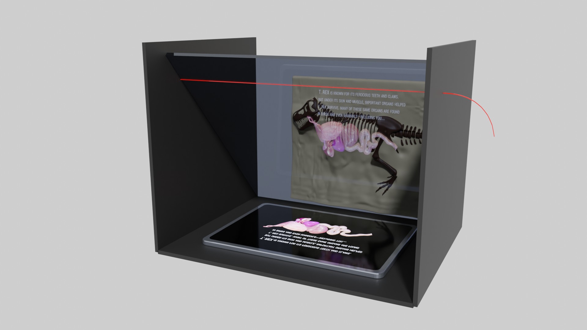 Mirror Cube render